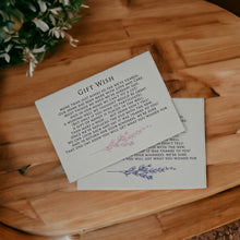 ALICE Gift Poem Card