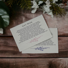 ALICE Gift Poem Card