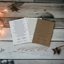 ALISSA Gift Poem Card