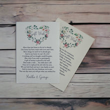 MARTHA Gift Poem Card