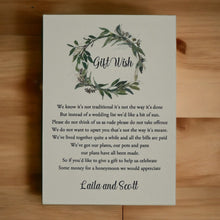 LAILA Gift Poem Card
