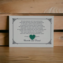 CHARLOTTE Gift Poem Card