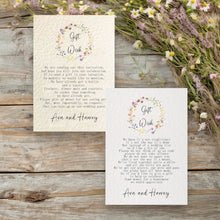 AVA Gift Poem Card