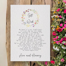 AVA Gift Poem Card