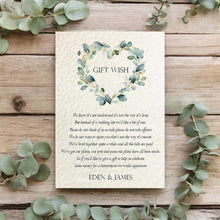 EDEN Gift Poem Card