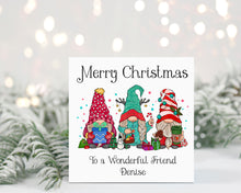 Three Gnomes Christmas Card