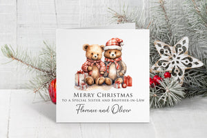 Bear Couple Christmas Card
