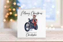 Santa Biker Christmas Card