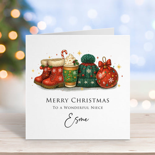 Winter Woolies Christmas Card