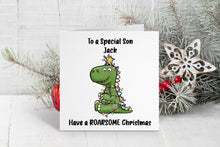 Dinosaur Christmas Card