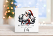 Disco Santa Christmas Card