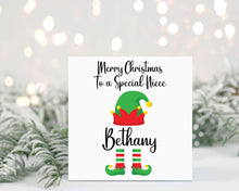 Elf Christmas Card