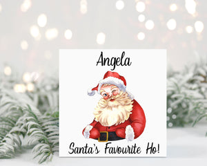 Santa's Favourite Ho Christmas Card