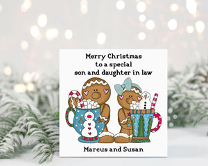 Gingerbread Couple Christmas Card