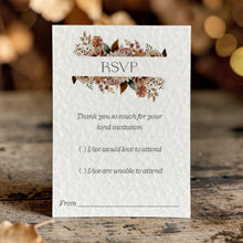 HAZEL Rustic Floral RSVP Cards