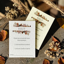 HAZEL Rustic Floral RSVP Cards