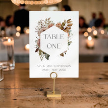 HAZEL Rustic Floral Table Numbers / Names