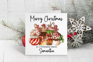 Boujee Hot Chocolate Christmas Card