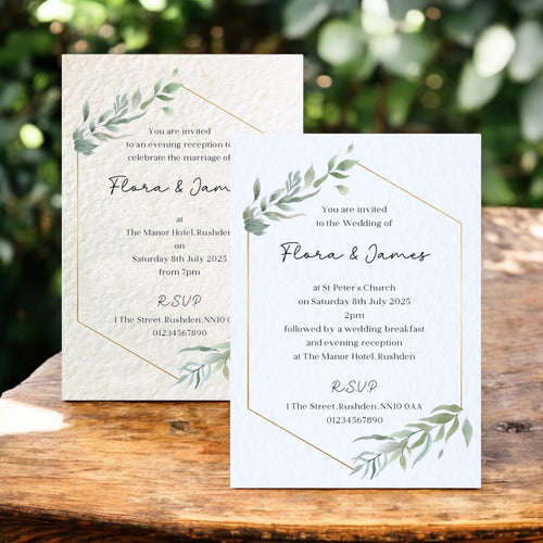 FLORA Day or Evening Invites