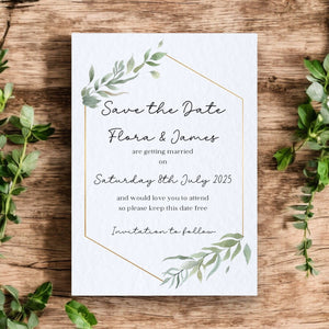 FLORA Save the Date Cards