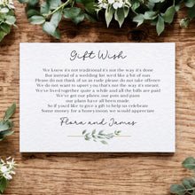 FLORA Gift Poem Card