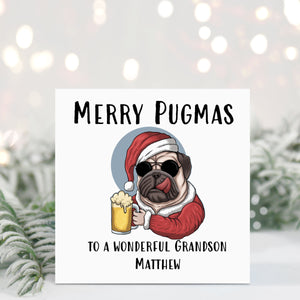 "Merry Pugmas" Christmas Card