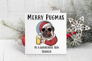 "Merry Pugmas" Christmas Card