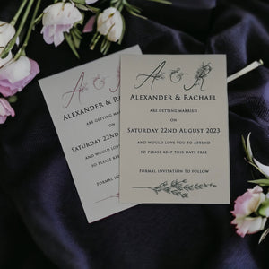 ALICE Save the Date cards