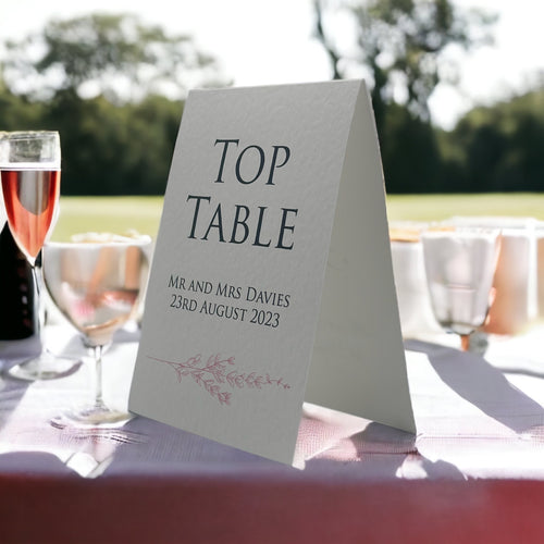 ALICE Table Numbers / Names