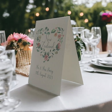 MARTHA Table Numbers / Names