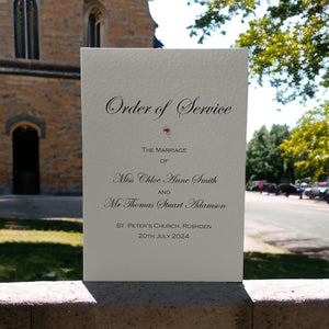 CHLOE Order of Service Booklet