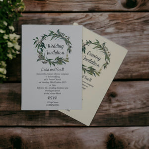 LAILA Day or Evening Wedding Invitations