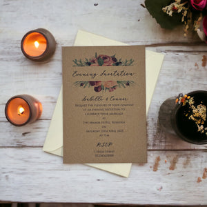 ISABELLE Day or Evening Wedding Invitations