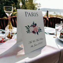 FLORENCE Table Numbers / Names