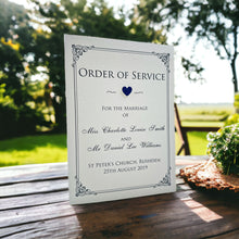 CHARLOTTE Order of Service Booklet