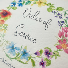 SUMMER Order of Service Booklet