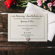 LOLA Modern Wedding Invitation - Day or Evening