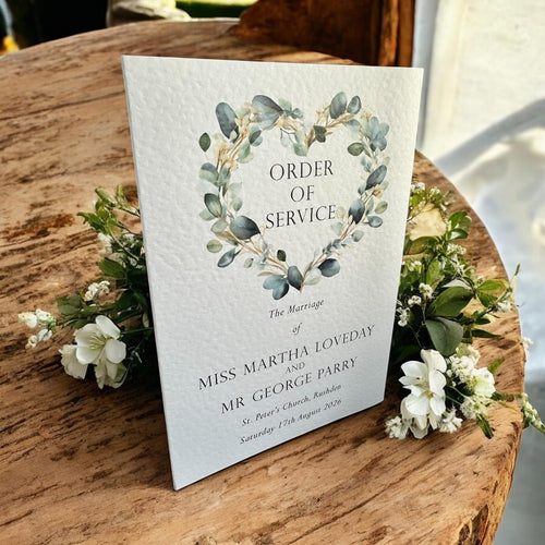 EDEN Order of Service Booklet