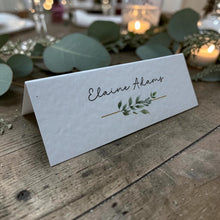 FLORA Botanical Personalised Wedding Place Cards