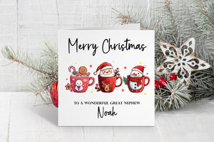 Red Mug Christmas Card