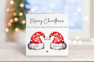 Santa Hats Christmas Card