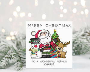 Santa's Crew Christmas Card
