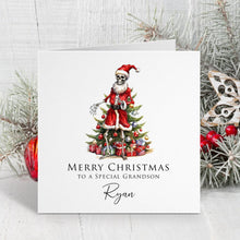 Skeleton Santa Christmas Card