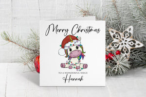 Unicorn Christmas Card