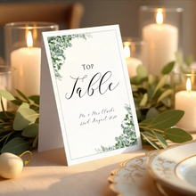 ESME Sage Eucalyptus Table Numbers / Names