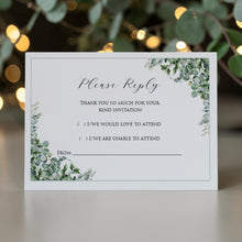 ESME Sage Eucalyptus Wedding RSVP Cards