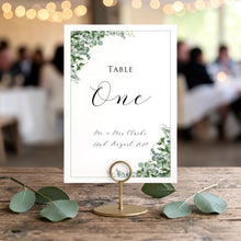 ESME Sage Eucalyptus Table Numbers / Names