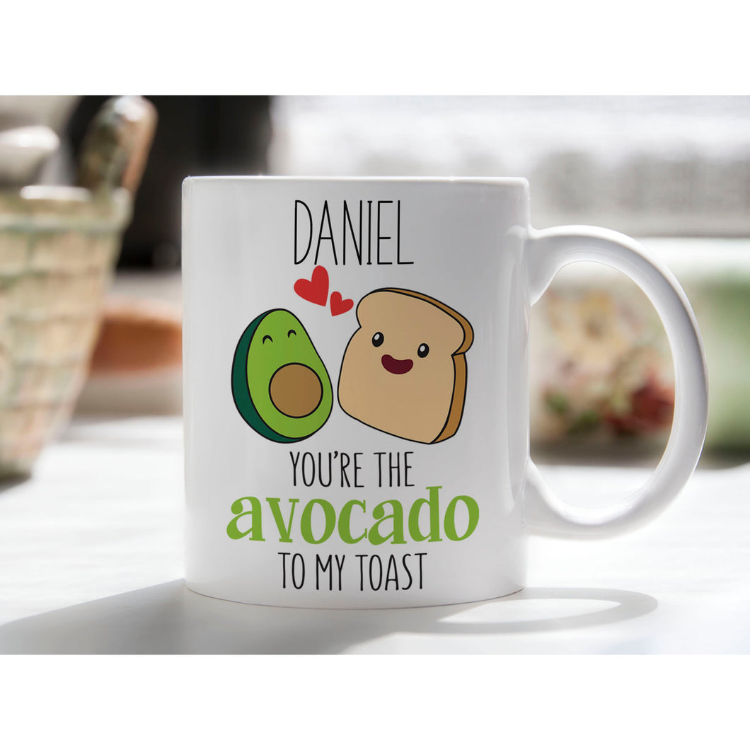 Avocado and Toast Personalised Mug