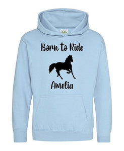 Born to Ride Kids Horse Riding Hoodie