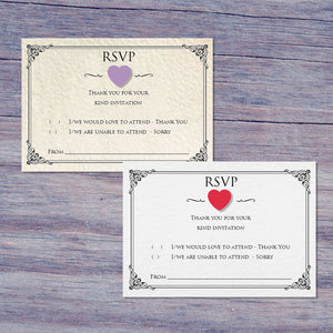 CHARLOTTE RSVP Cards - Pearl